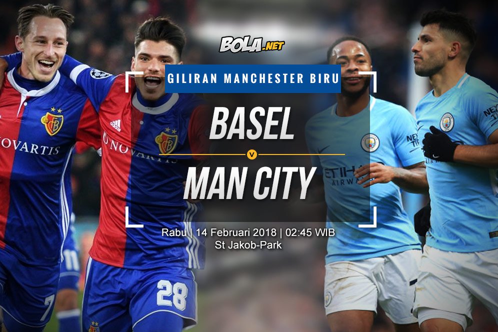 Data dan Fakta Liga Champions: Basel vs Manchester City