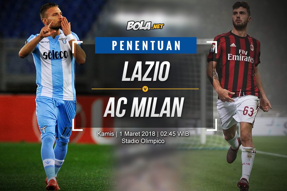 Prediksi Lazio vs AC Milan 1 Maret 2018