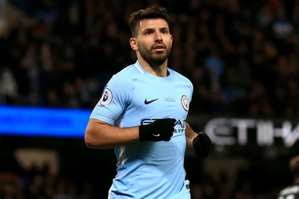 Pep Sebut Aguero Bukan Hanya Soal Cetak Gol