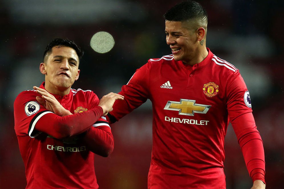 Marcos Rojo Berikrar Damai dengan Alexis Sanchez