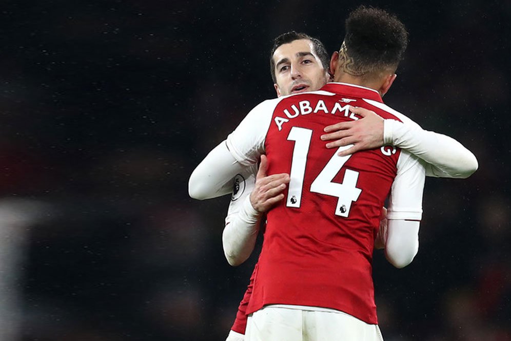 Mkhitaryan Sebut Aubameyang Rekan Setim Terbaiknya