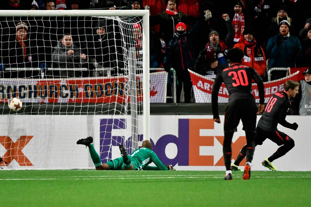 Hasil Pertandingan Ostersunds vs Arsenal: Skor 0-3