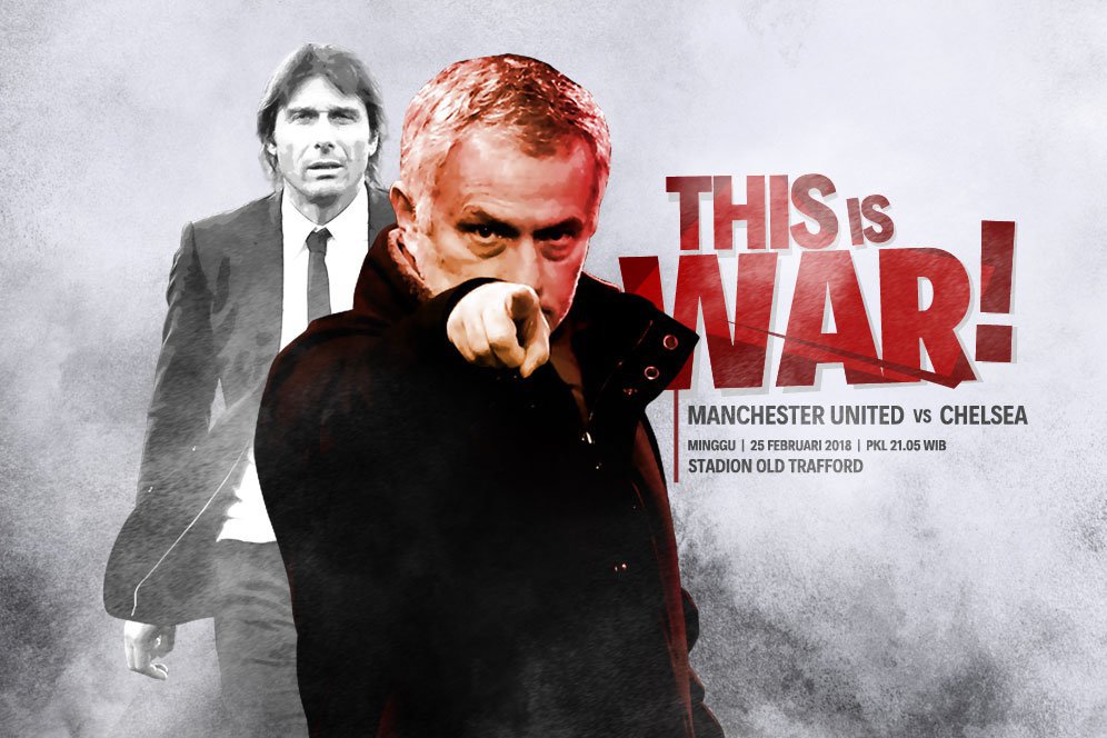 Prediksi Manchester United vs Chelsea 25 Februari 2018 Prediksi Manchester United vs Chelsea 25 Februari 2018