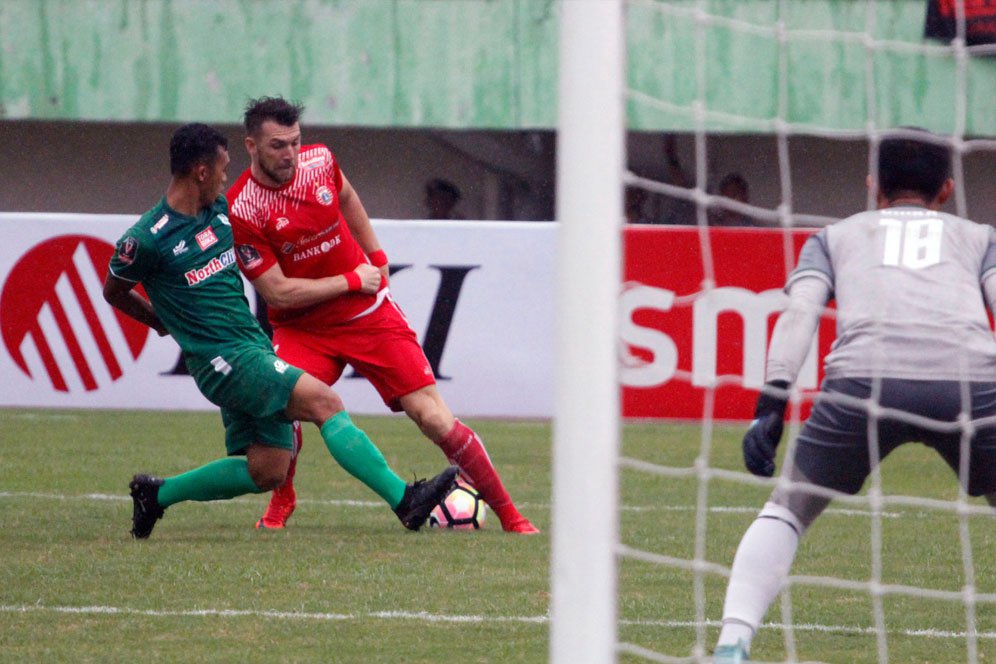 Marko Simic Gol Bunuh Diri, PSMS Kalahkan Persija