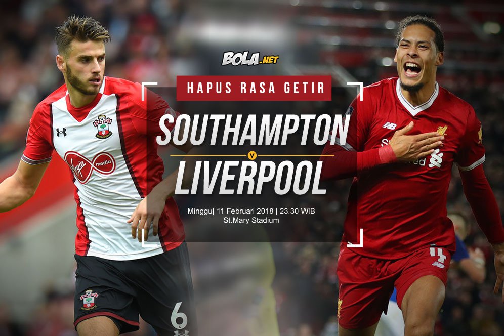 Prediksi Southampton vs Liverpool 11 Februari 2018