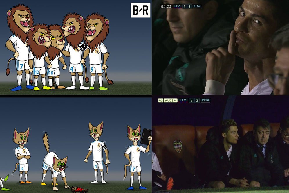 Meme Kocak Real Madrid: Dari Singa Menjadi Kucing Meme Kocak Real Madrid: Dari Singa Menjadi Kucing