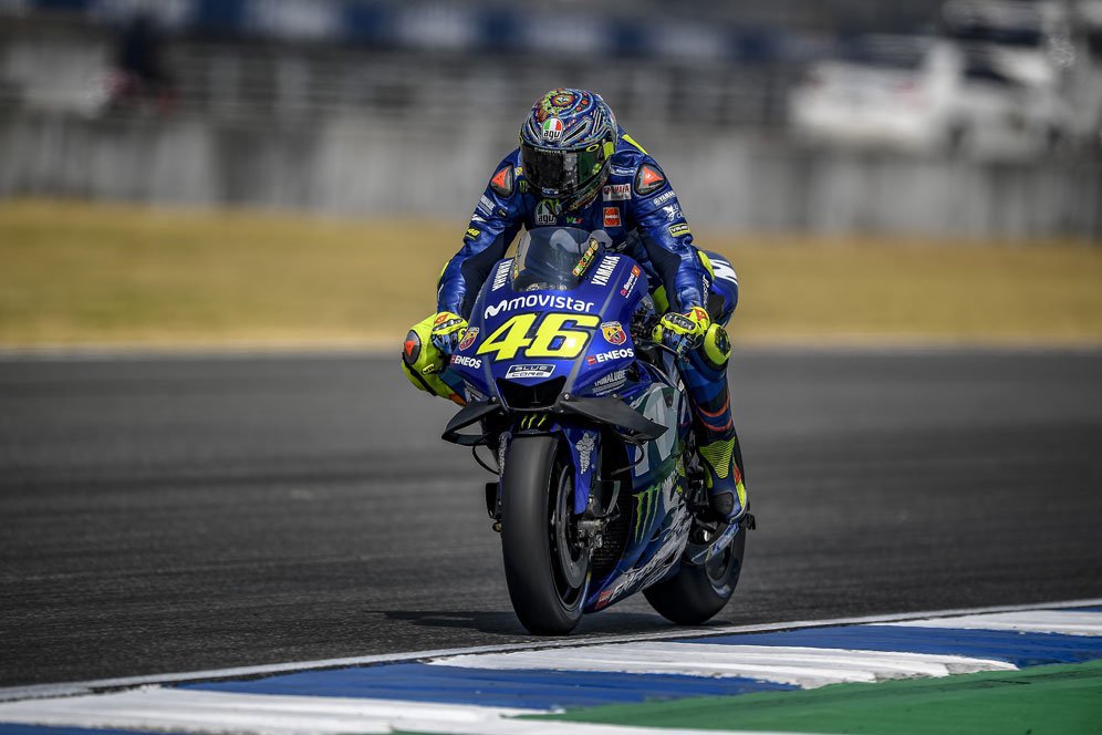 Rossi Sebut Ban Belakang Masalah Utama di Uji Coba Thailand