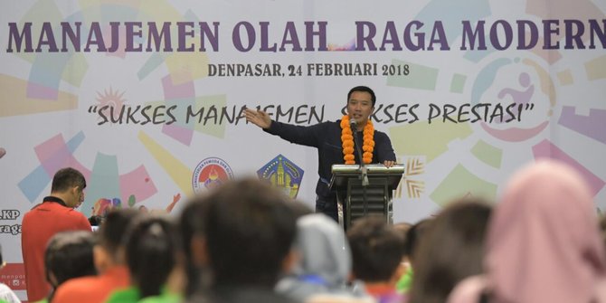Di Bali, Kemenpora Gelar Pelatihan Manejemen Olahraga Modern