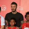 Beckham Terkesan dengan Gairah Pemain Sepakbola Muda di Indonesia