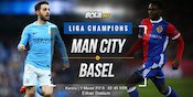 Data dan Fakta Liga Champions: Manchester City vs Basel