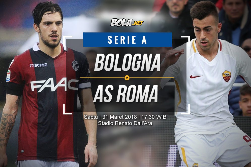 Data dan Fakta Serie A: Bologna vs AS Roma