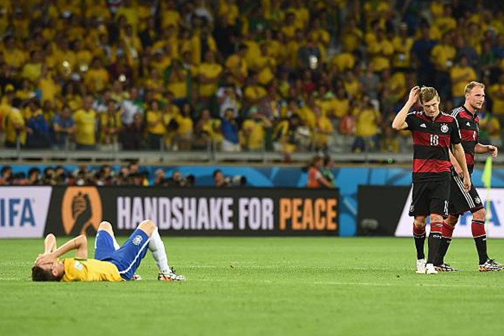 Tragedi Mineirazo, Ketika Brasil Dibantai Jerman dengan skor 7-1 di Piala Dunia 2014