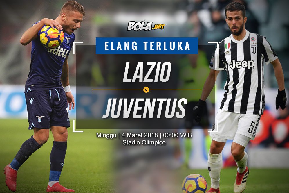 Prediksi Lazio vs Juventus 4 Maret 2018