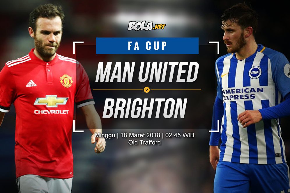 Prediksi Manchester United vs Brighton 18 Maret 2018