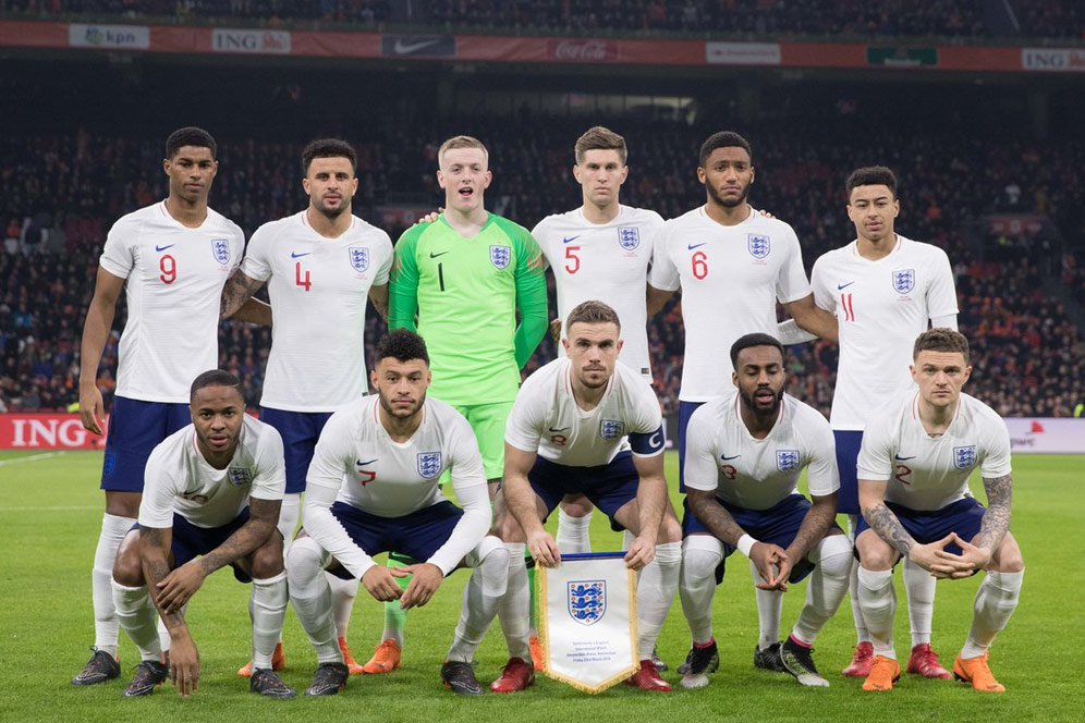 Profil Tim Piala Dunia 2018: Inggris