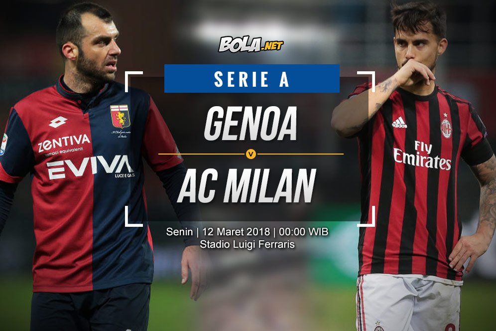 Prediksi Genoa vs AC Milan 12 Maret 2018