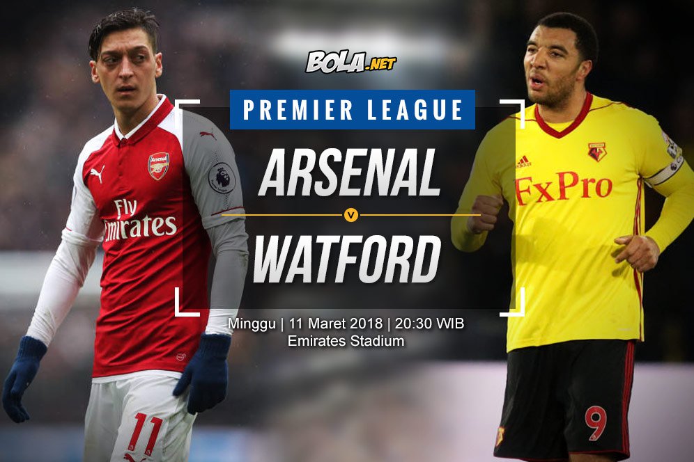 Data dan Fakta Premier League: Arsenal vs Watford