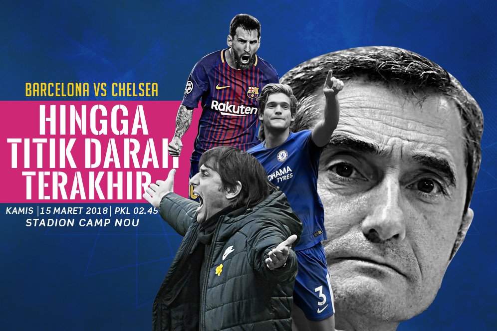 Data dan Fakta Liga Champions: Barcelona vs Chelsea