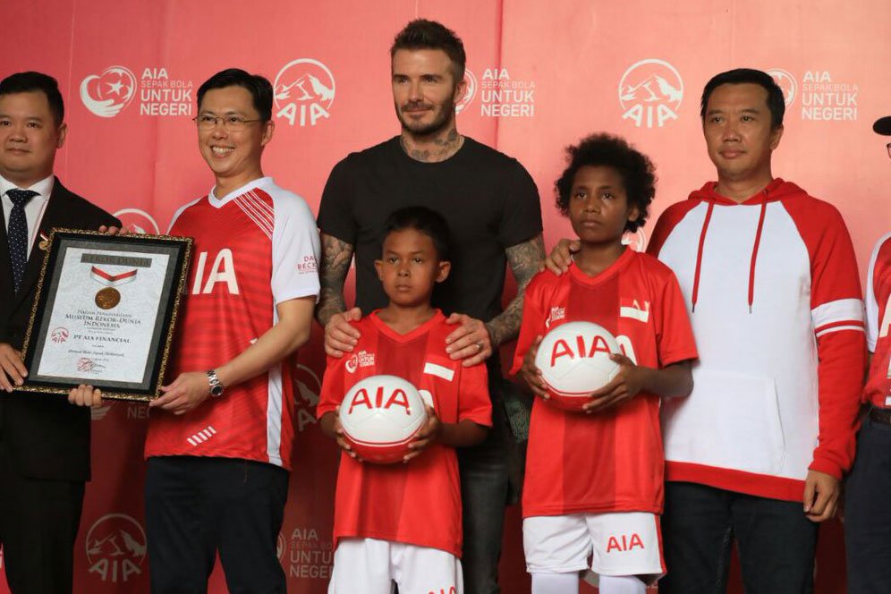 Inilah Saran David Beckham untuk Pemain Sepakbola Muda Indonesia