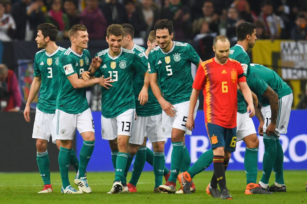 Jerman dan Spanyol Bermain Imbang di Dusseldorf