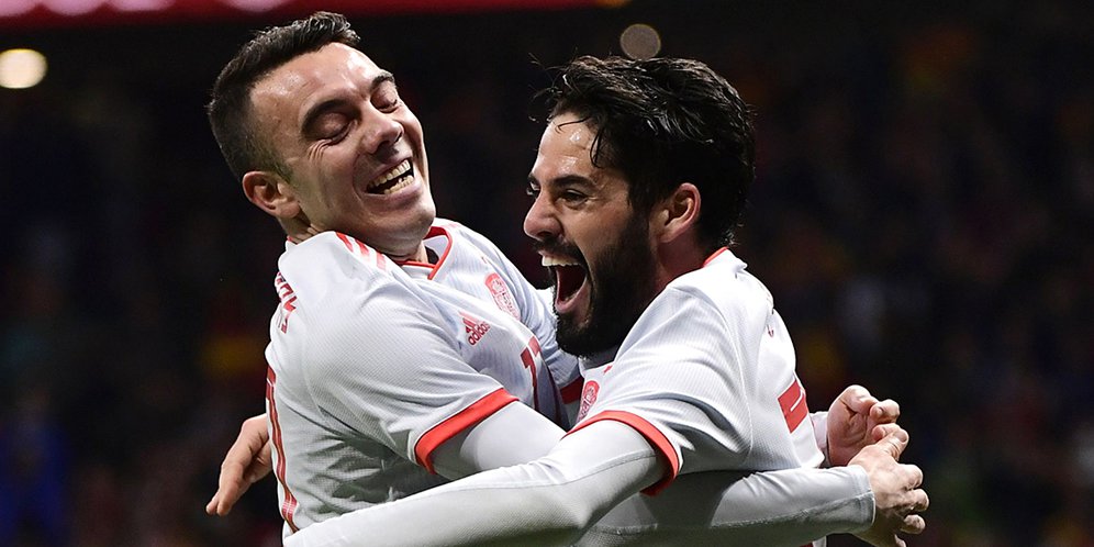 Highlights International Friendly: Spanyol 6-1 Argentina