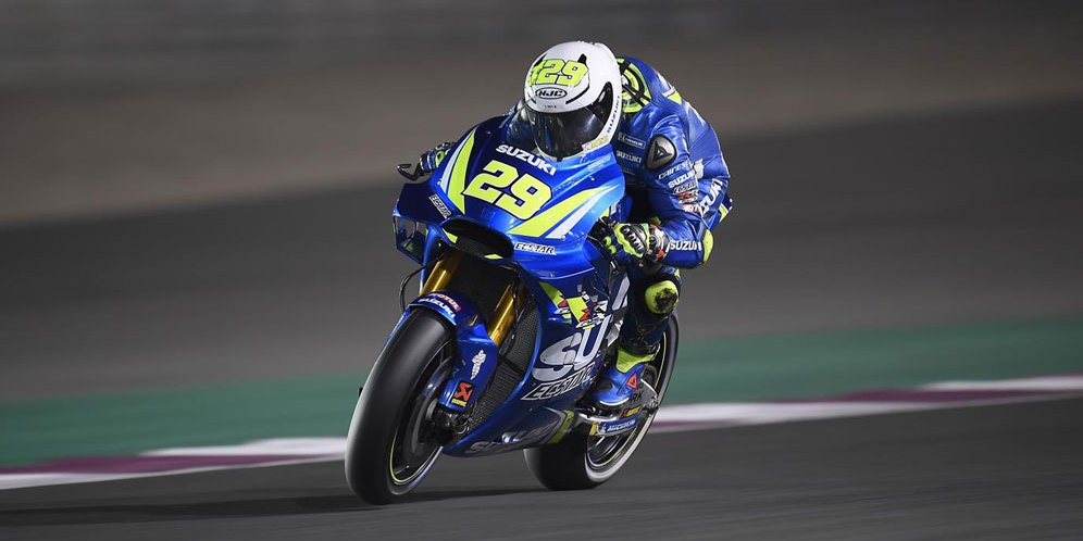 Suzuki Kian Nyaman, Iannone Puas Tercepat di Qatar Suzuki Kian Nyaman, Iannone Puas Tercepat di Qatar