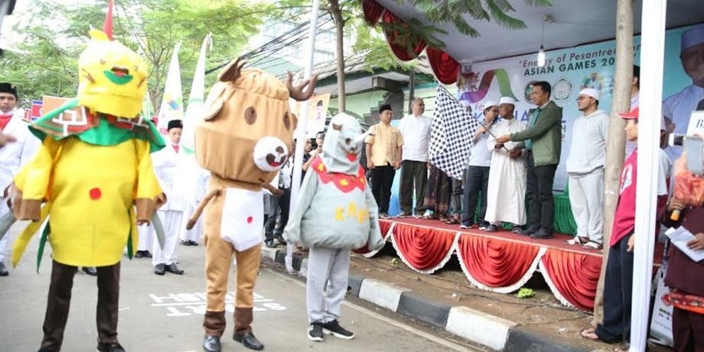 Menpora Bangga Pesantren Assidiqiyah Promosikan Asian Games Tanpa APBN