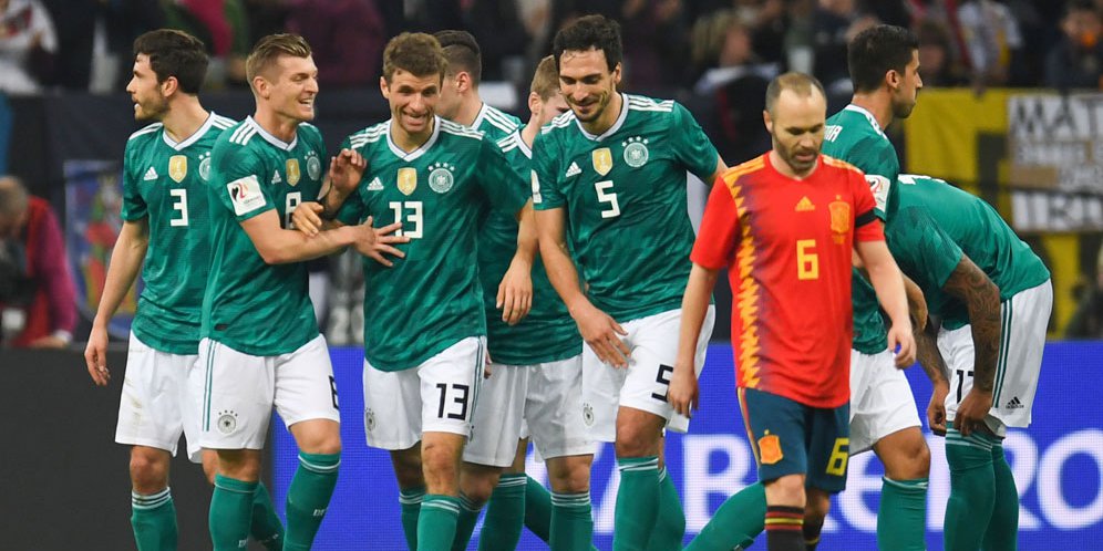 Jerman dan Spanyol Bermain Imbang di Dusseldorf