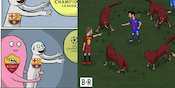Meme Kocak: Saat Serigala Roma Mencabik-cabik Barcelona Meme Kocak: Saat Serigala Roma Mencabik-cabik Barcelona