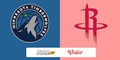 Saksikan Live Streaming Playoff NBA: Minnesota Timberwolves vs Houston Rockets