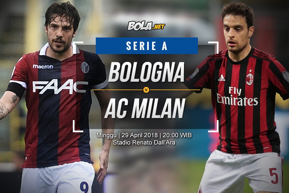 Data dan Fakta Serie A: Bologna vs AC Milan