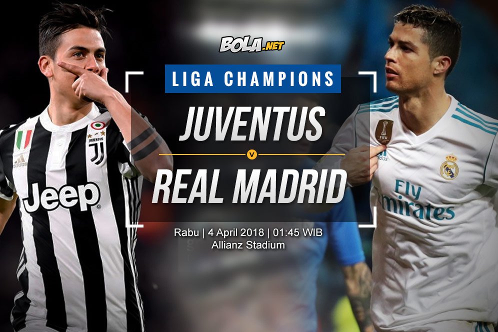 Data dan Fakta Liga Champions: Juventus vs Real Madrid