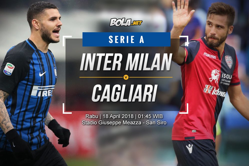 Prediksi Inter Milan vs Cagliari 18 April 2018