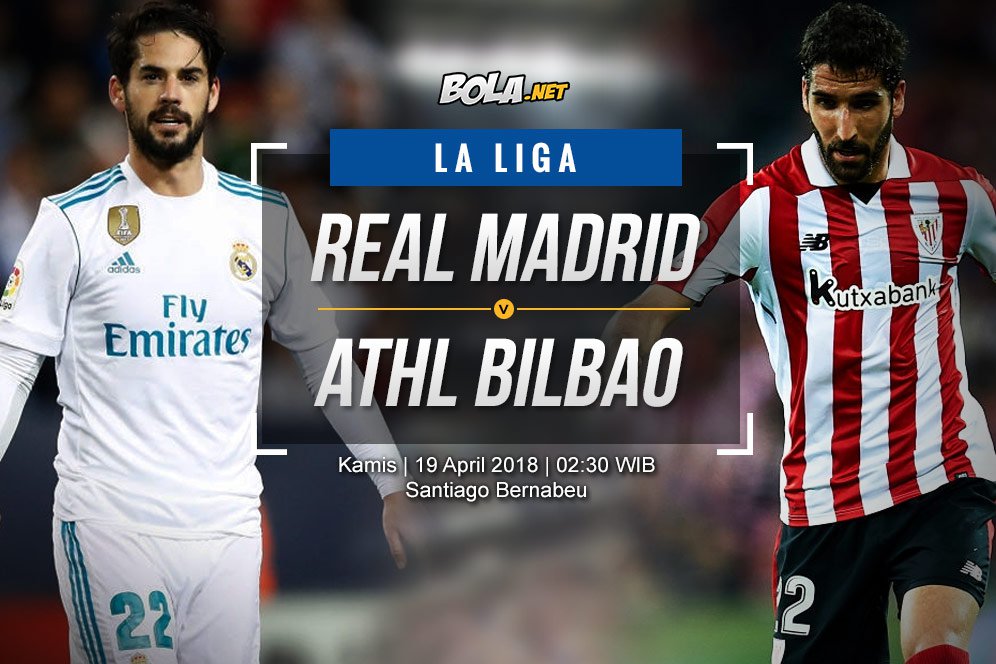 Data dan Fakta La Liga: Real Madrid vs Athletic Bilbao