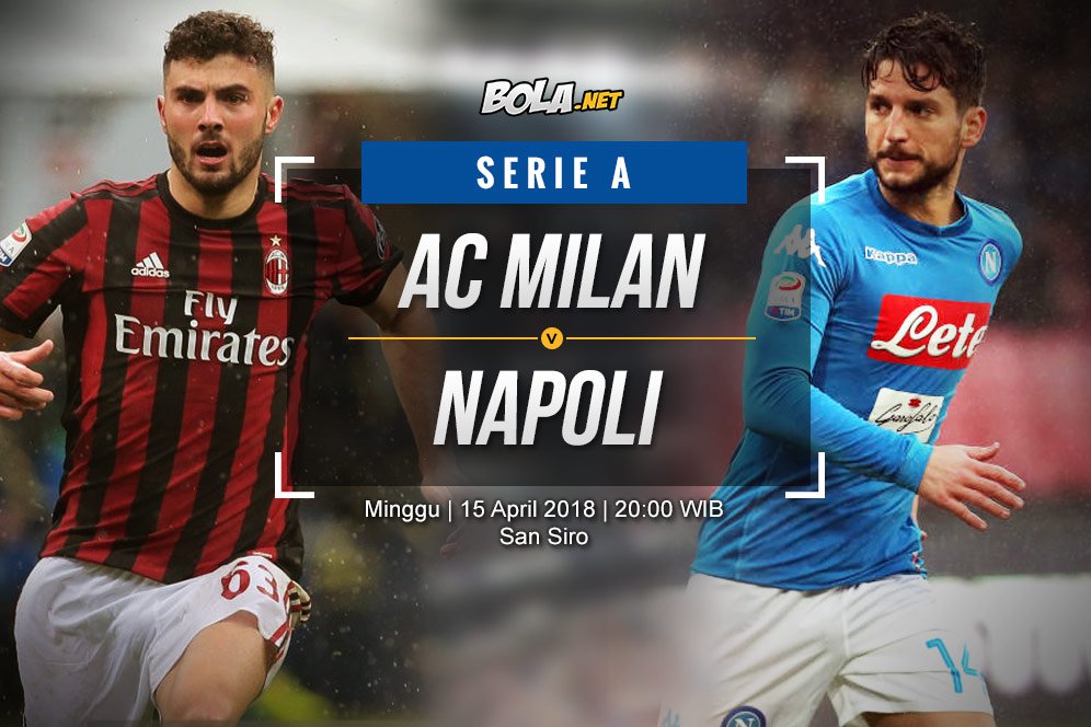 Data dan Fakta Serie A: AC Milan vs Napoli