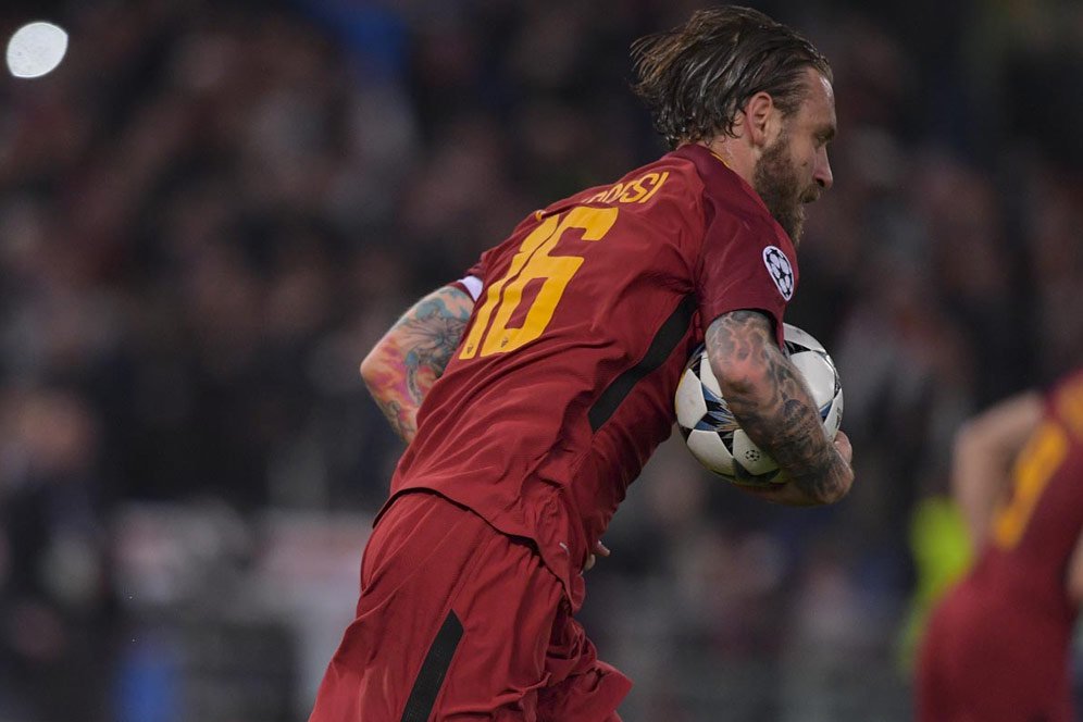 De Rossi Paling Berpengalaman Ambil Penalti De Rossi Paling Berpengalaman Ambil Penalti