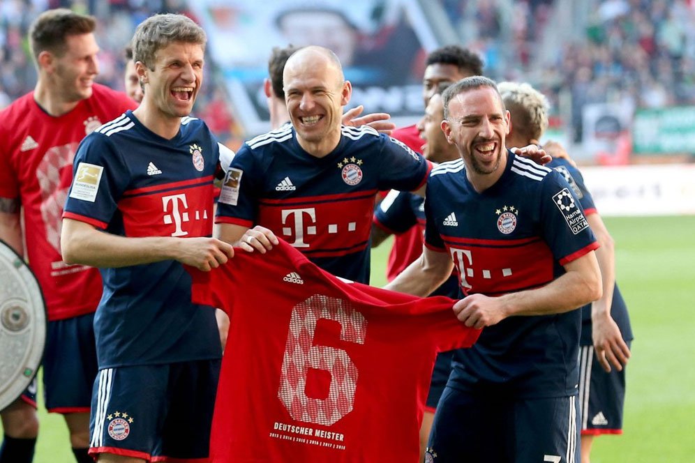 Franck Ribery dan Rekor Delapan Gelar Juara Bundesliga