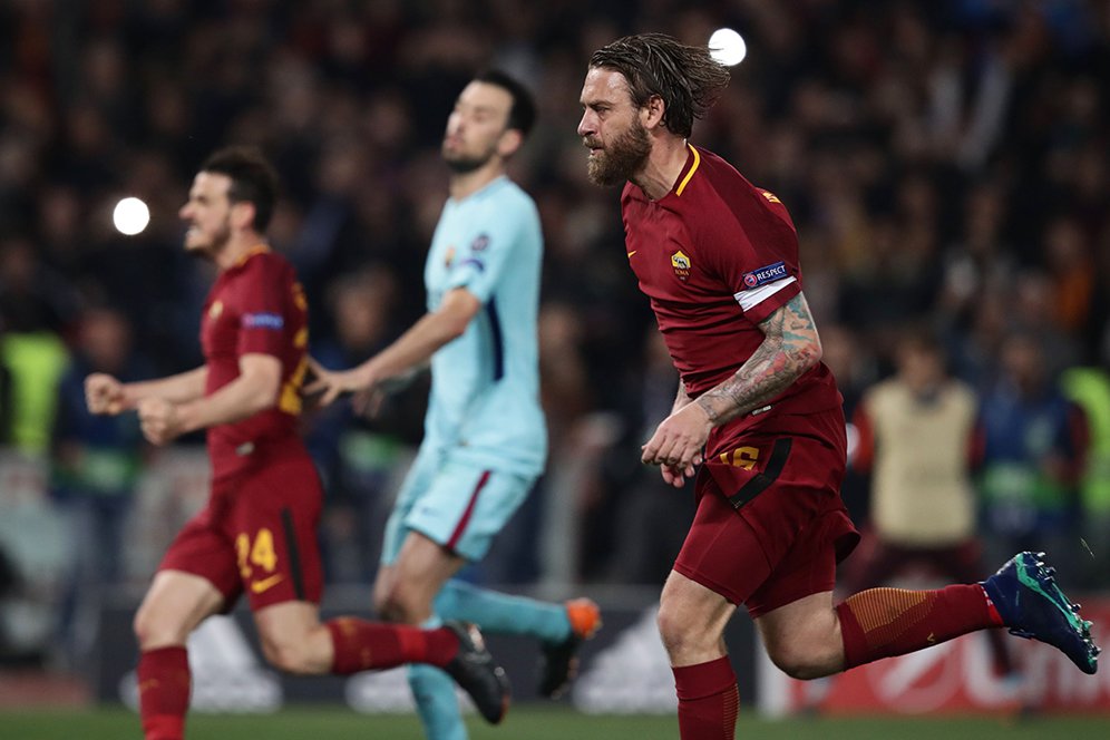 Roma 3-0 Barca, Balas Dendamnya Para Pencetak Gol Bunuh Diri