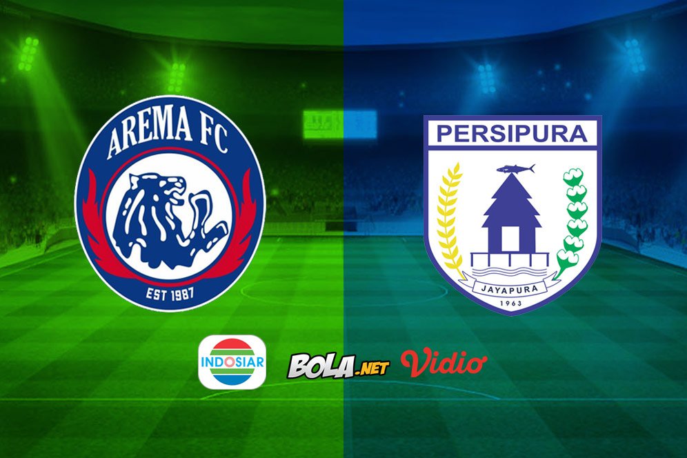 Saksikan Live Streaming Liga 1 di Indosiar: Arema FC vs Persipura Jayapura