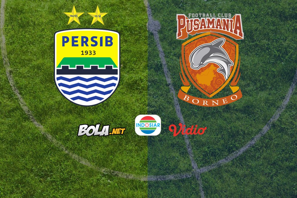 Saksikan Live Streaming Liga 1 di Indosiar: Persib Bandung vs Borneo FC