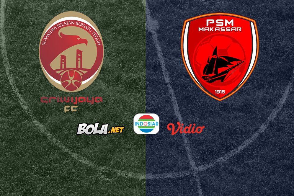 Saksikan Live Streaming Liga 1 di Indosiar: Sriwijaya FC vs PSM Makassar