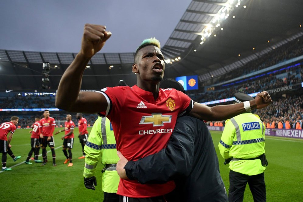 Pogba Memang Bersumpah Tak Akan Biarkan Man City Juara Saat Melawan MU