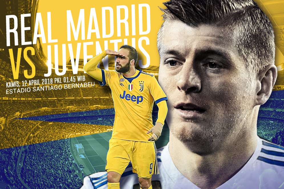 Prediksi Real Madrid vs Juventus 12 April 2018