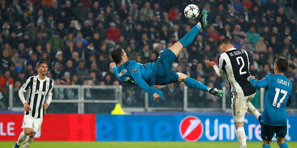 Gol Salto, Ronaldo Melayang 2,38 Meter di Atas Tanah