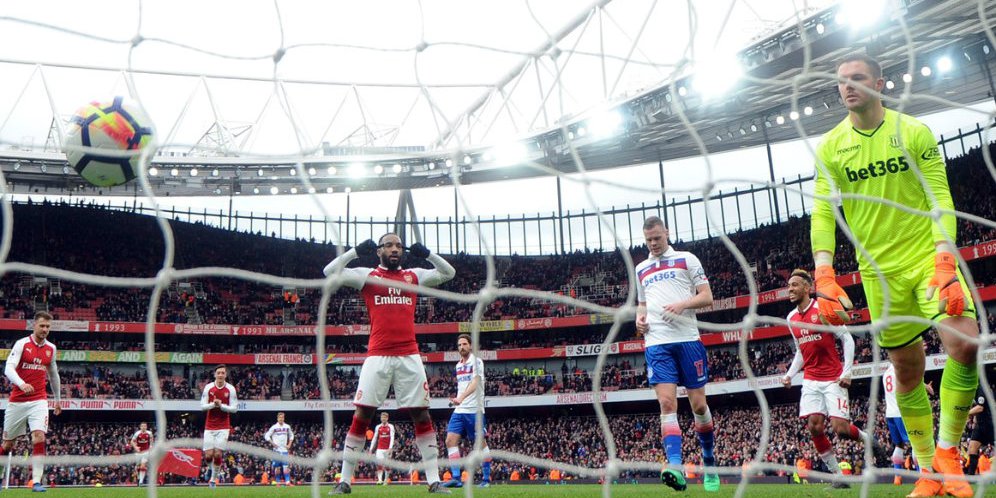 Lacazette Diklaim Sebagai Kunci Kemenangan Arsenal Atas Stoke