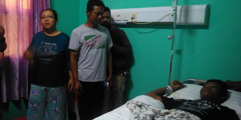 Aremania korban kerusuhan suporter di Stadion Kanjuruhan