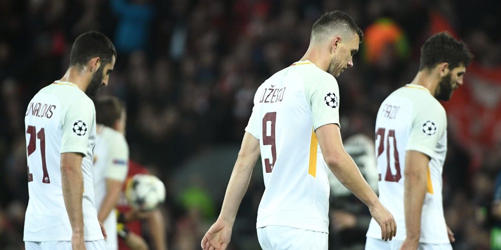 Dua Bintang Roma Terancam Absen Lawan Liverpool