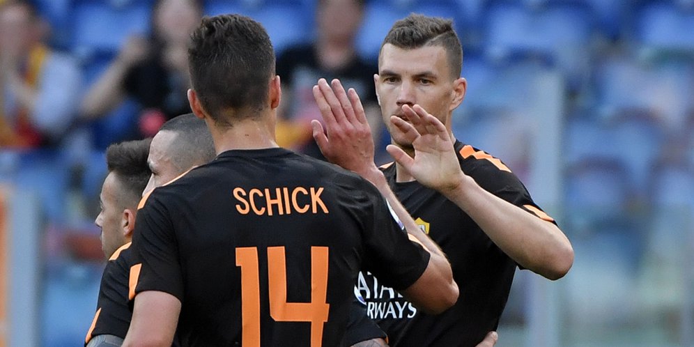 Dzeko Senang Roma Bisa Raih Kemenangan Krusial