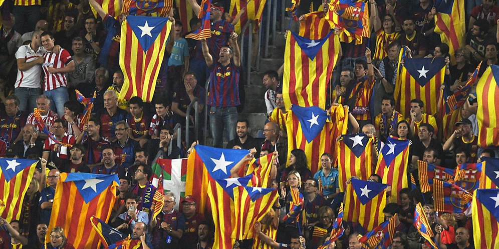 Dukung Catalan Merdeka, Fans Barca Diminta Pakai Baju Senyera