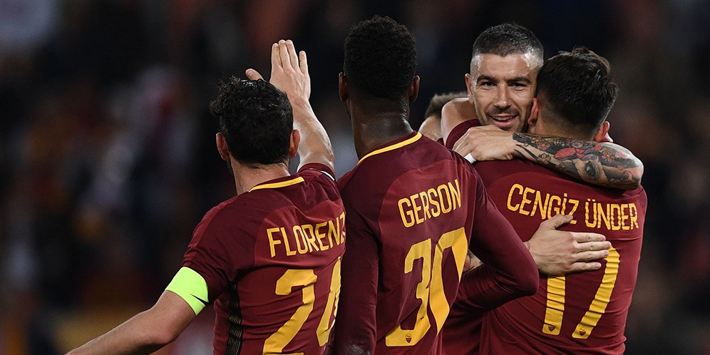 Hasil pertandingan AS Roma vs Genoa: Skor 2-1